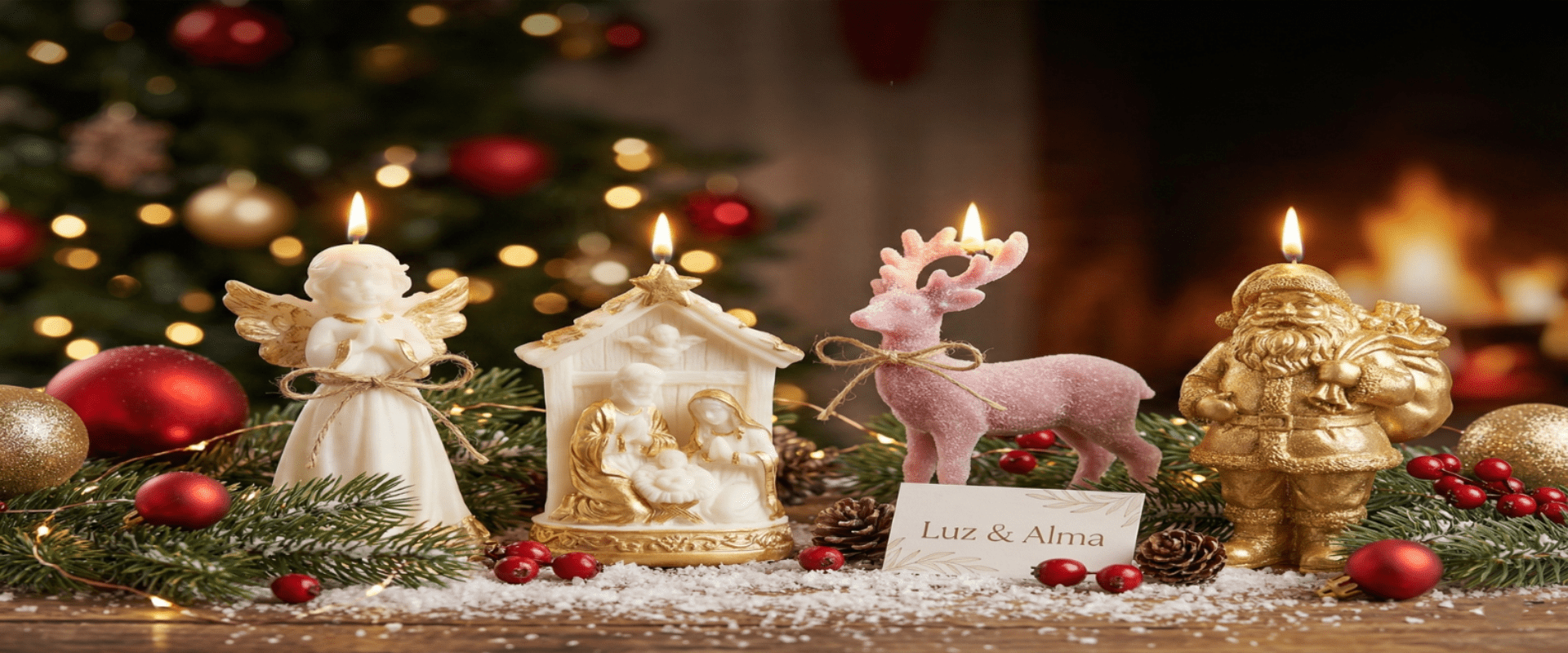 Feliz natal, Velas Natalinas, velas aromáticas