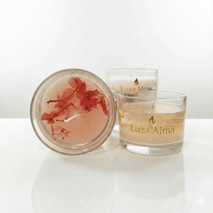 Velas aromáticas, velas de flores