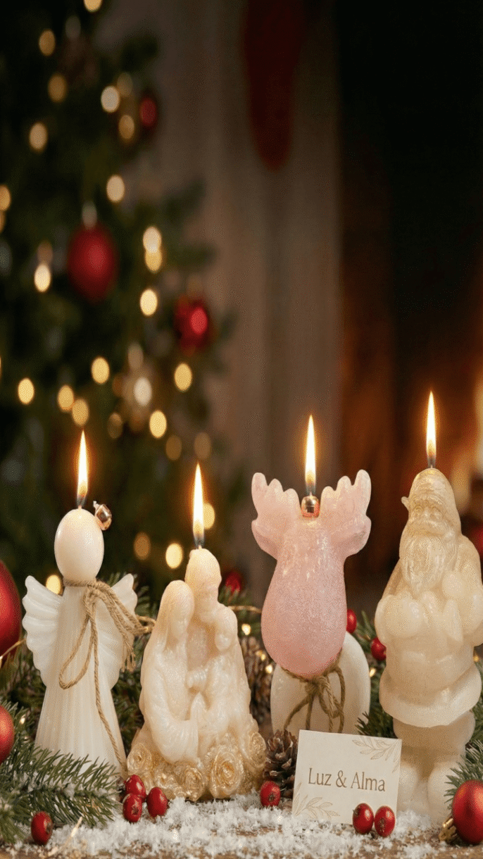 Velas natalinas, velas aromáticas