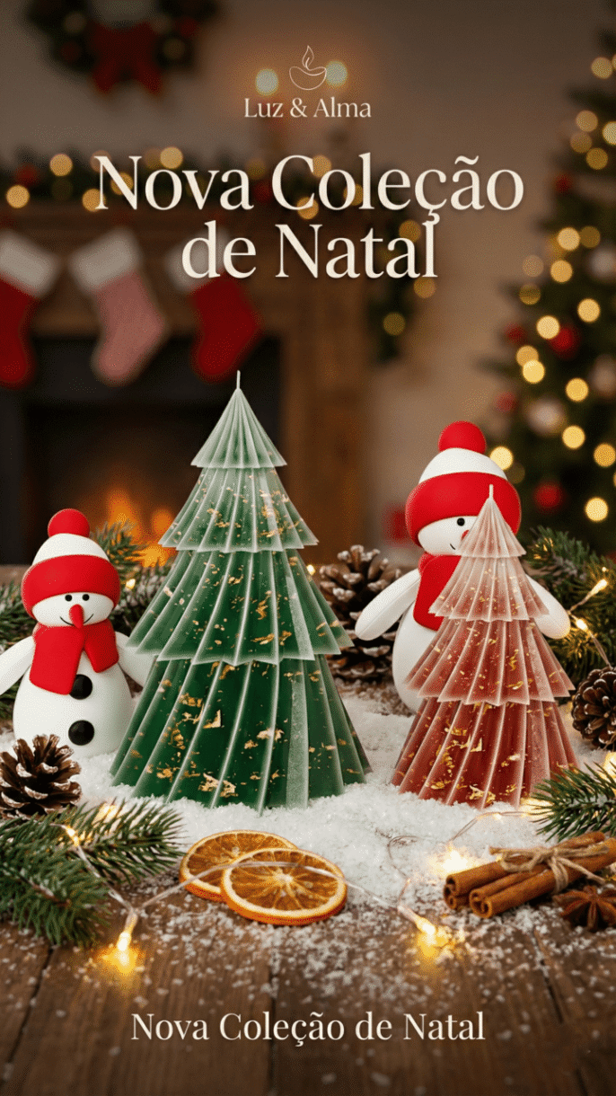 Velas natalinas, velas aromáticas