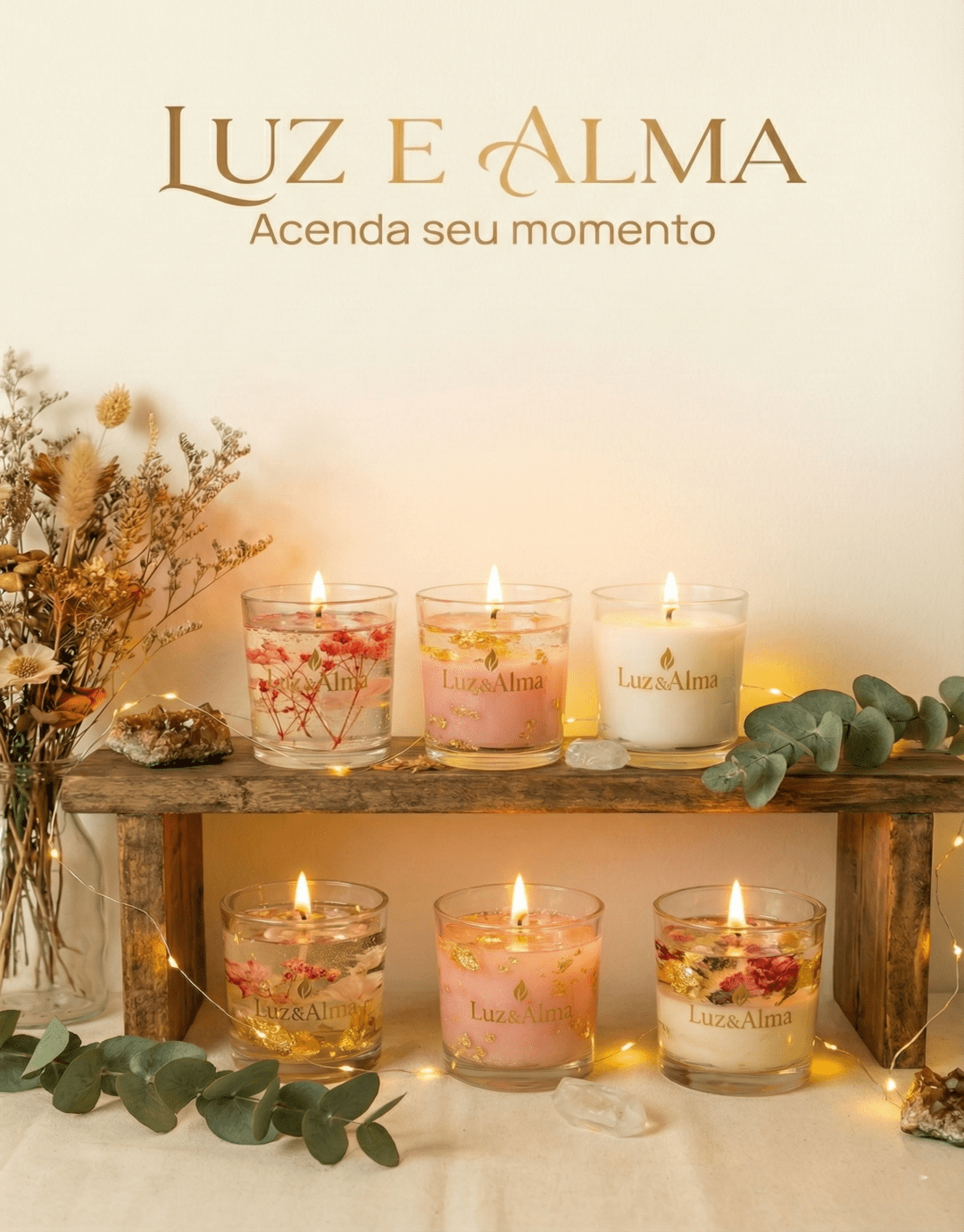 Vela de flores, velas aromáticas