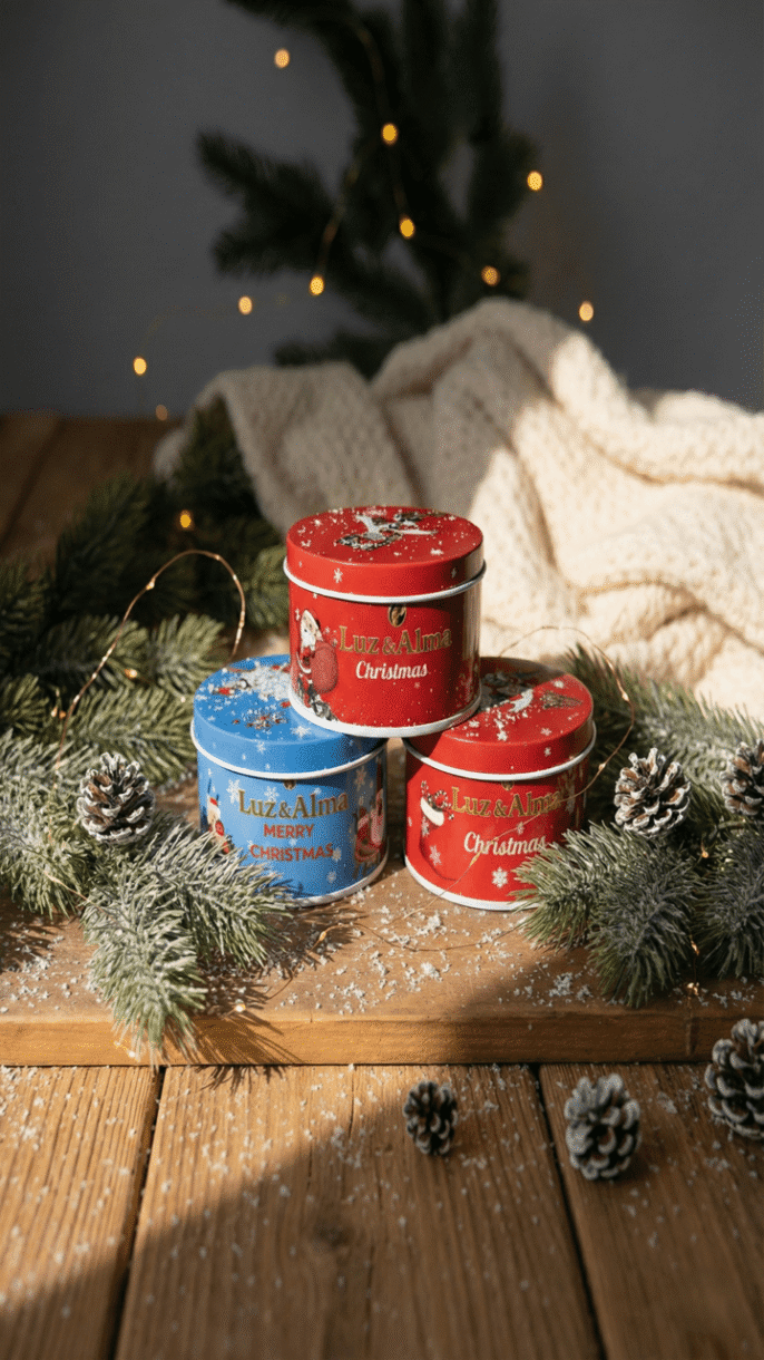 Velas natalinas, velas aromáticas