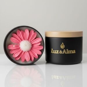 Velas aromáticas, Vela flores, essência da flor Vela natalina